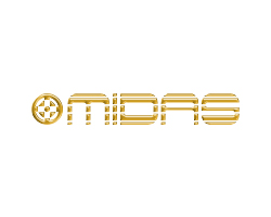 Logo der Firma Midas Mischpulte und Veranstaltungstechnik